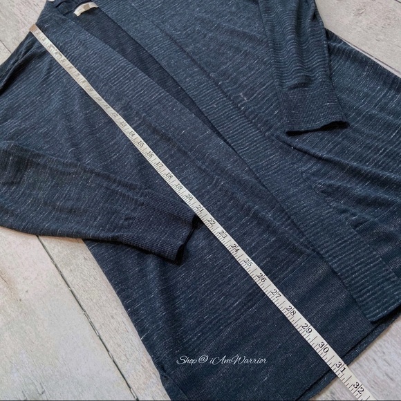 Lou & Grey navy space dye split side cardigan *shop@iamwarrior - Picture 5 of 8